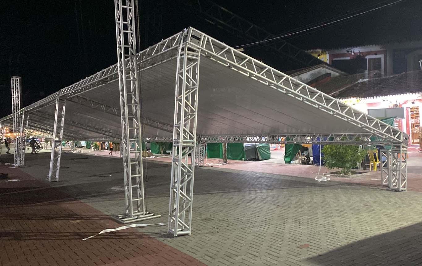 Estrutura grandiosa é um dos destaques da Meia Maratona de Porto Seguro 2026